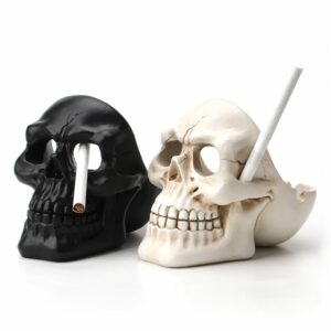 Skull Ashtray - Perfect Skull Shape - White Or Black