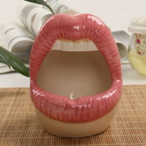 Cool Lips Ashtray - Funny Decor Ash Tray - Ceramic