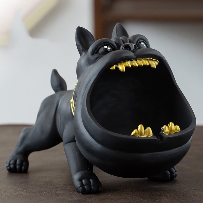 "Cartoon Dog" - Premium Ceramic Ashtray - Great For Indoor & Outdoor