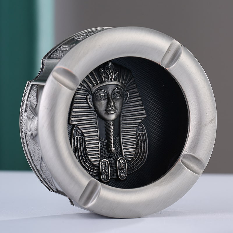 "Egypt" - Retro Style Metal Ashtray sphynx