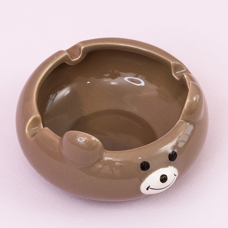 bear ashtray ceramic