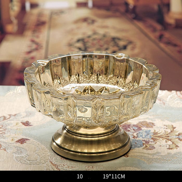 Beautiful Glass Ashtray Vintage Style