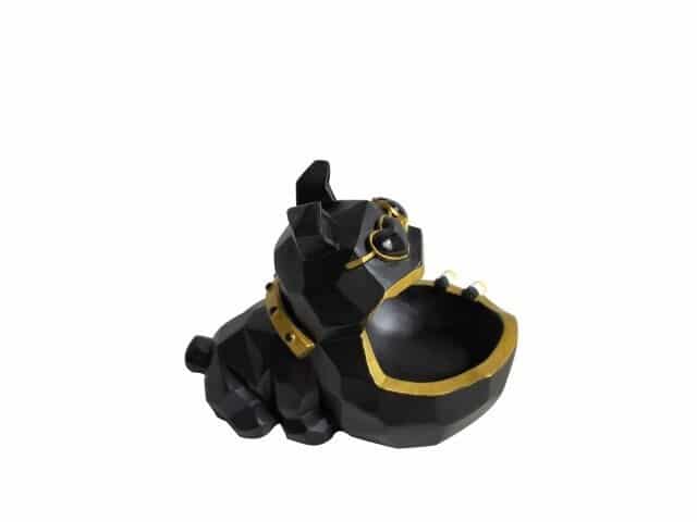 black Cartoon Dog Resin Ashtray