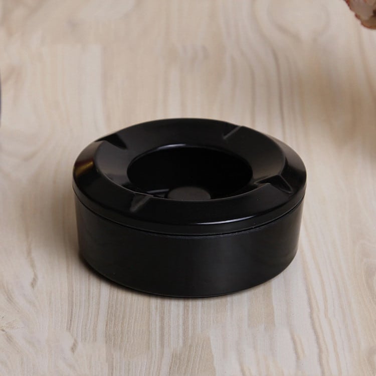 Black Melamine Ashtray