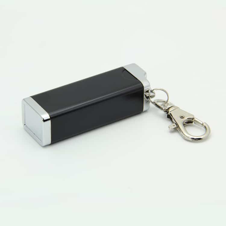 black smokeless Mini Pocket Ashtray With Key Chain