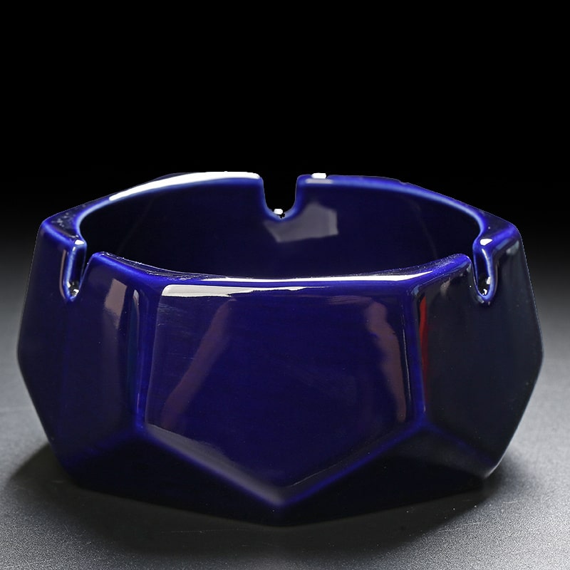Blue Ashtray Ceramic