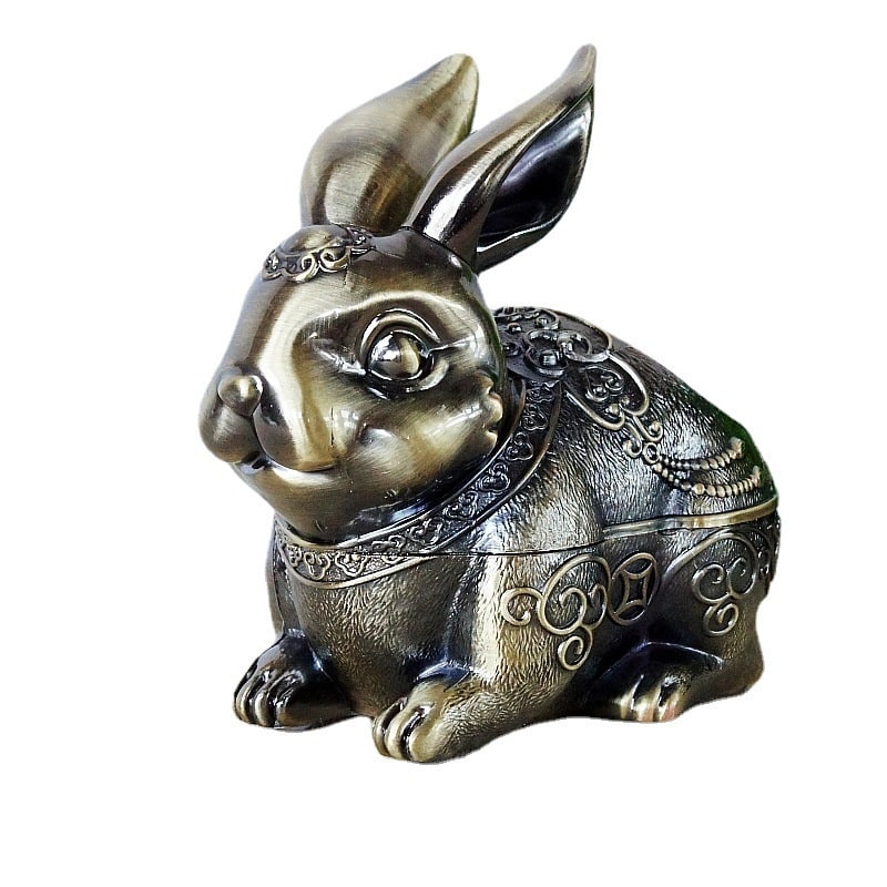 Bunny Ashtray With Lid Suitable For Outside