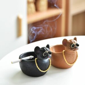 Cartoon Resin Ashtrays - Dog & Deer