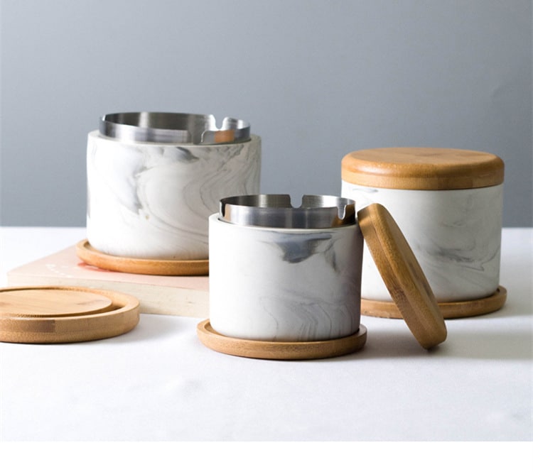 collection of outdoor ashtrays