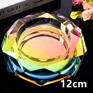 Colorful Ashtray - Crystal Glass