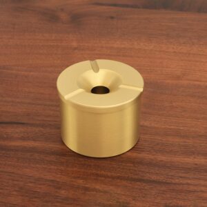 Outdoor Ashtray - With Funnel Lid - Brass Metal