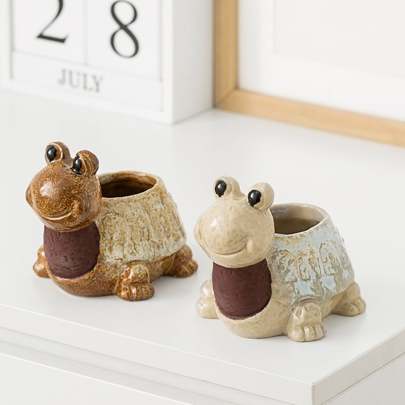 Cute Ashtrays Ceramic Animals Turtle