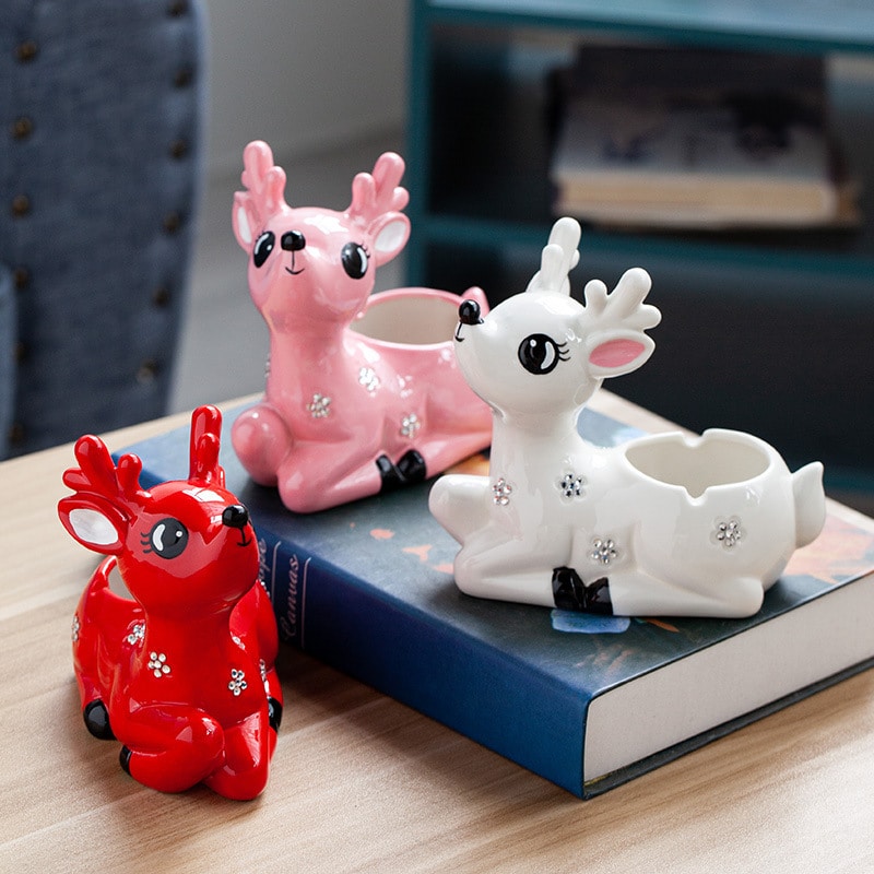Cute Deer Ashtrays Cool Animal Ash Trays