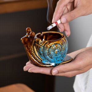 Cute Snail Ashtray - Ceramic Decor