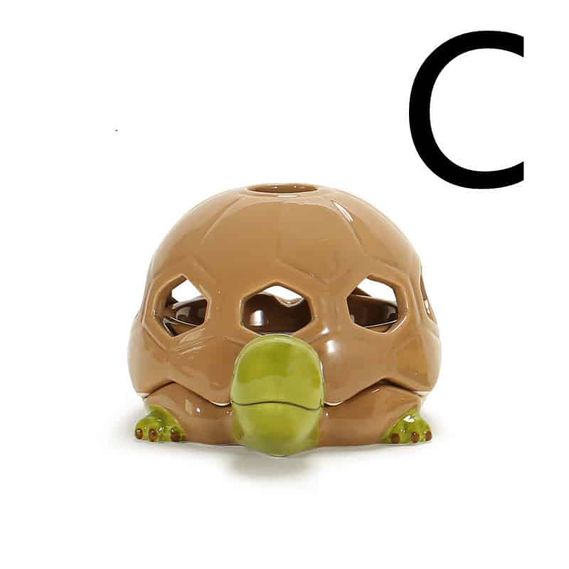 Cute Turtle Ashtray Ceramic With Lid