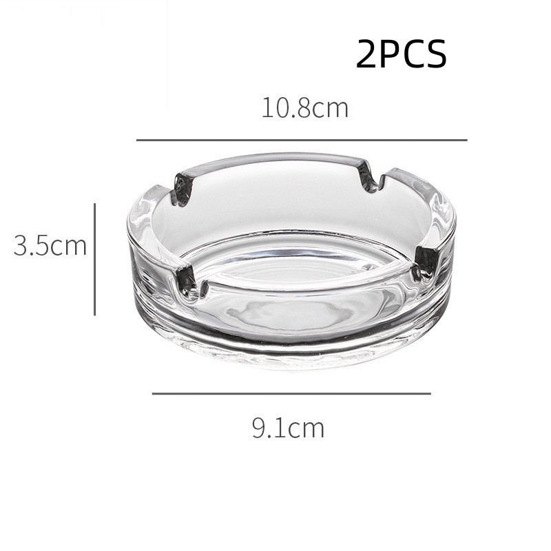 Dimensions Of Glass Ashtray