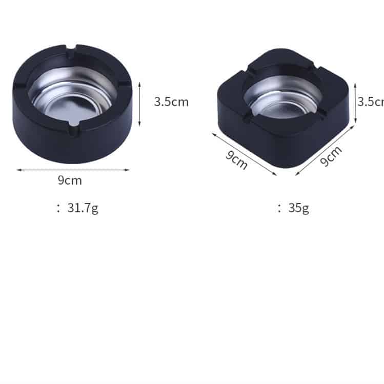 Dimensions Of Simple Modern Ashtray