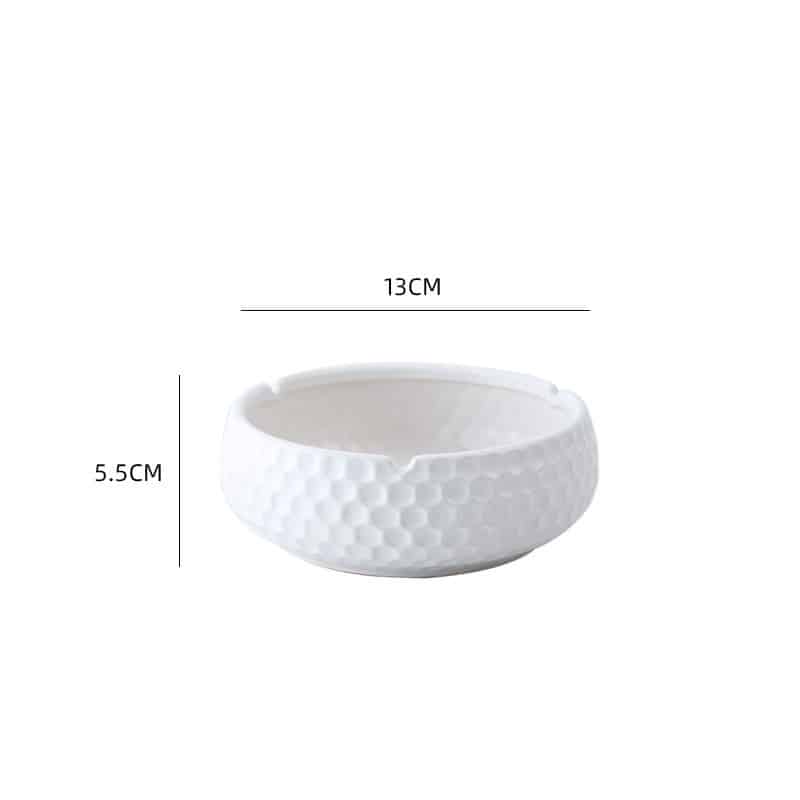Dimensions Of Small Modern Ashtray White Color