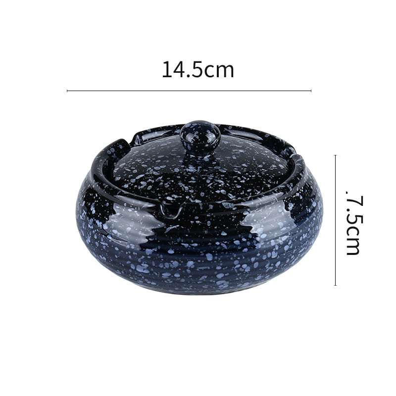 Dimensions Of Starry Sky Japanese Ashtray