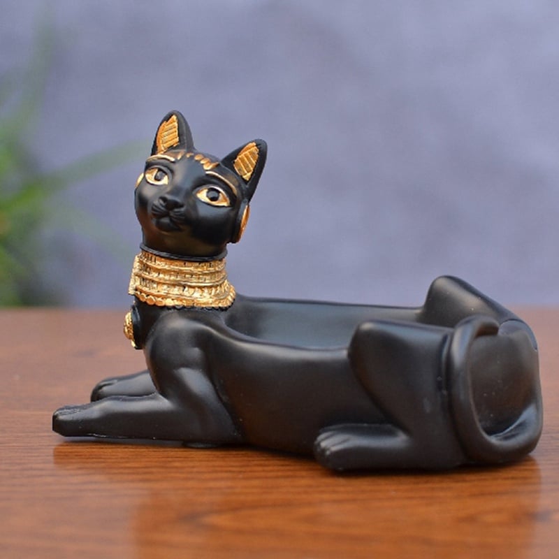 Egyptian Cat cute Resin Ashtray