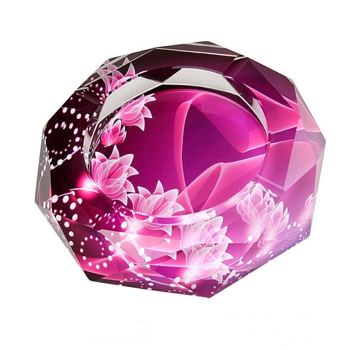 Fashionable Crystal Glass Ashtray