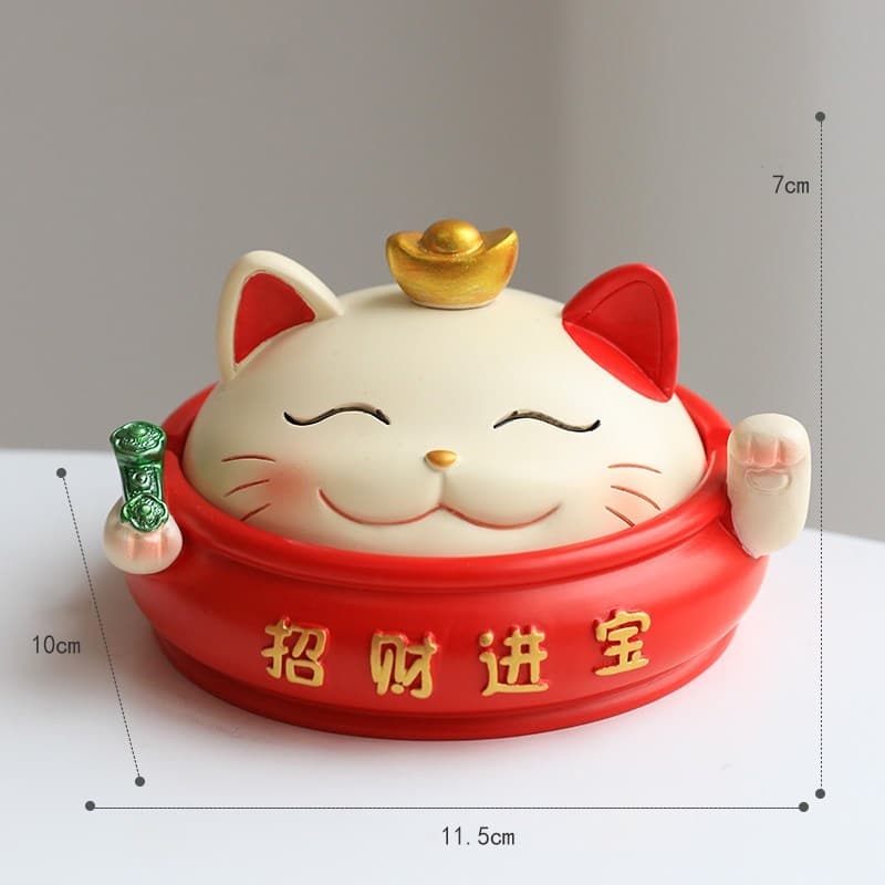 Fortune Cat Ashtray Size Style C