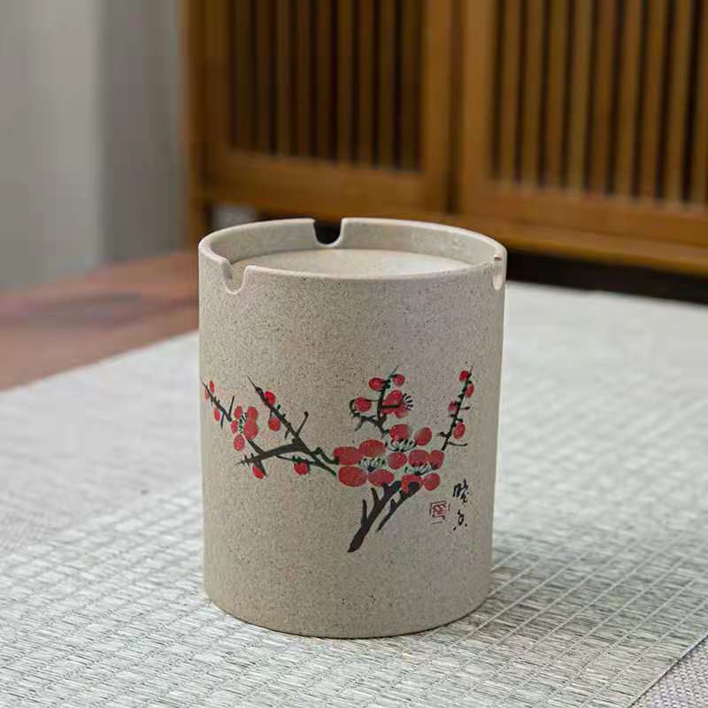 Funnel Lidded Ash Tray Outdoor Windproof