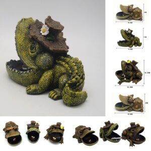 Cute Ashtrays - Crocodile Frog Turtle - Funny Decor