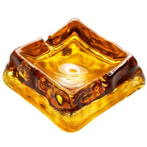Glass Ashtray - Melted Glass Shape