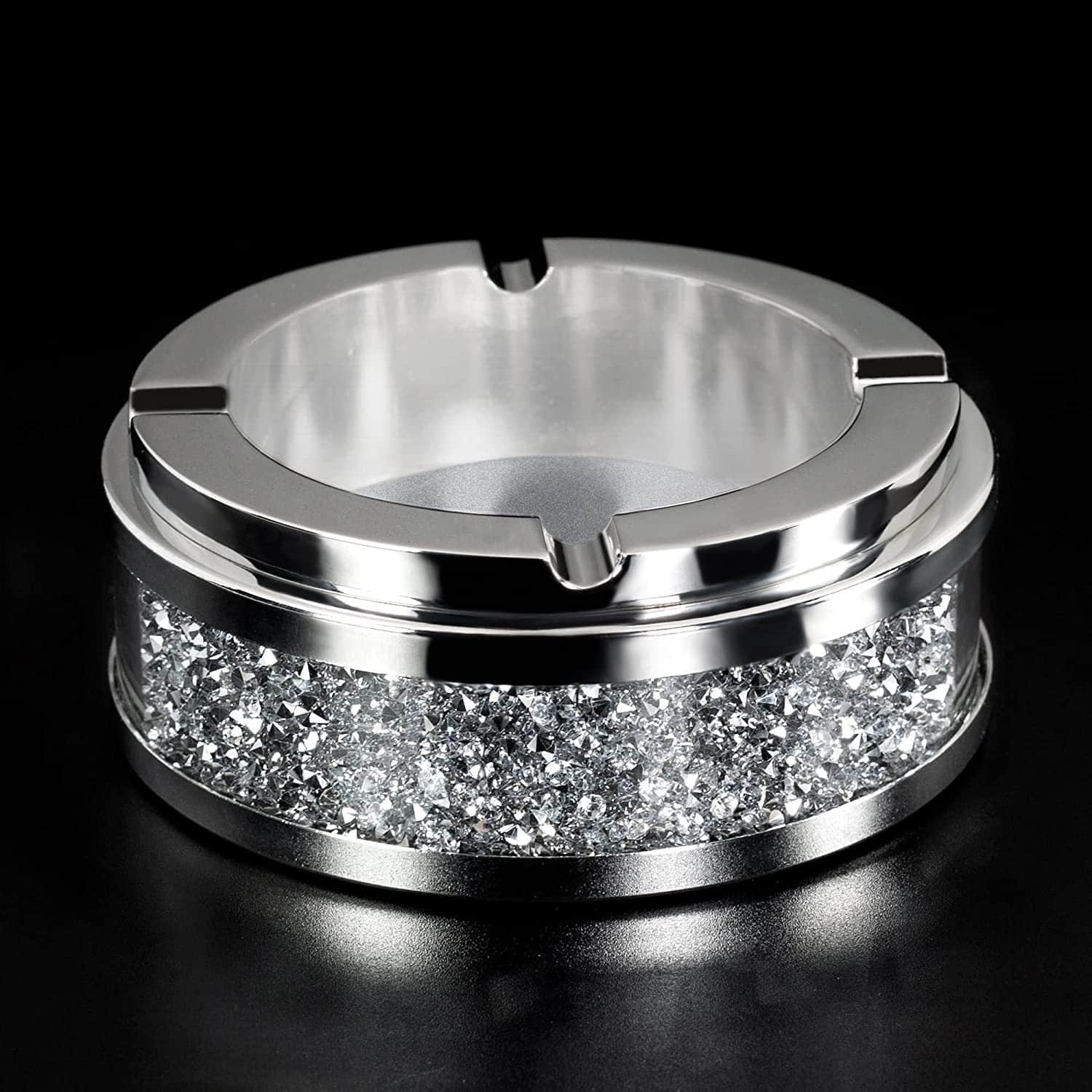 Glass Ashtray Cute Brilliant Diamonds