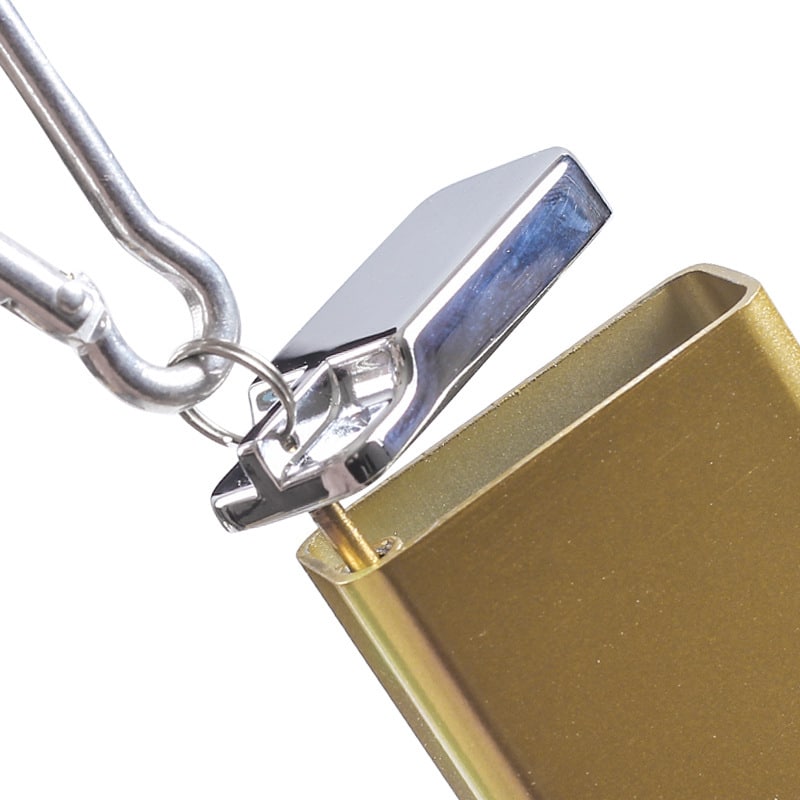 golden Pocket Ashtray opened