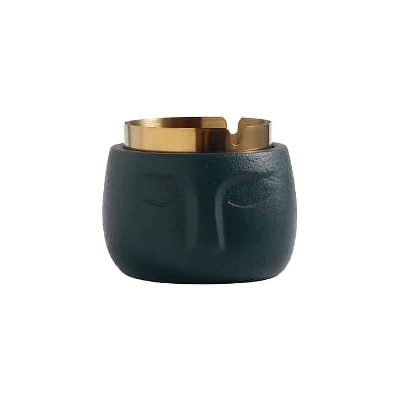 Green Cute Cement Ashtray