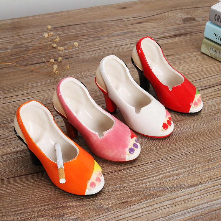 High Heels Ashtrays Cool Ceramic Ash Trays