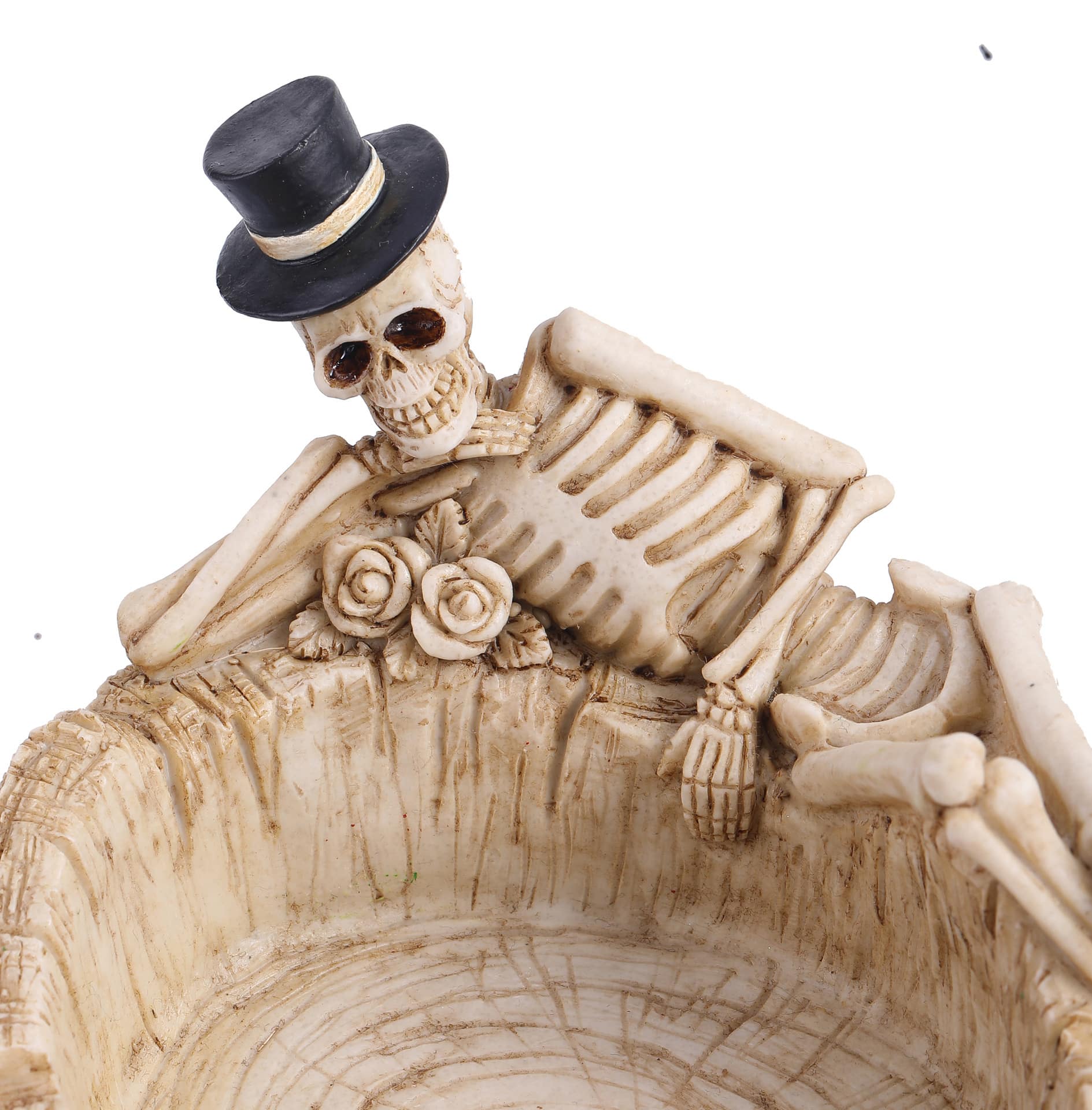 Horinzantal Lying Skeleton Cool Ashtray