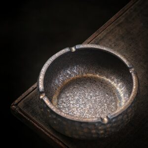 Large Japanese Ashtray - Retro Design - Ceramic