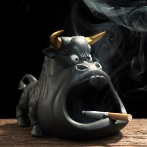 Furious Bull Ashtray - Cool Ceramic Ash Tray