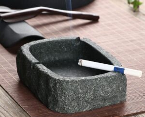 Stone Ashtray - Pure Bluestone - Large & Heavy