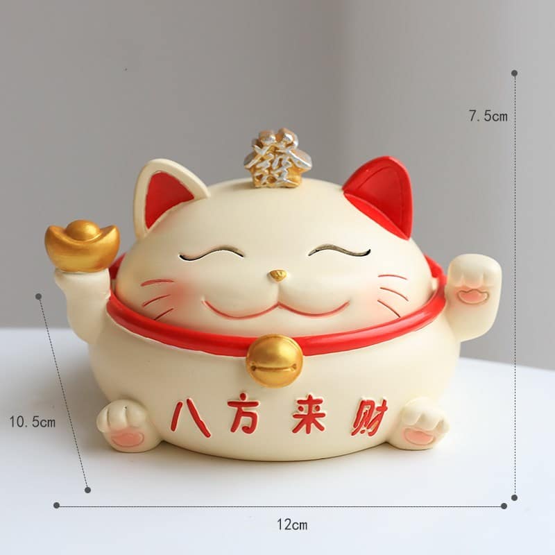 Lucky Cat Ashtray Size Style A