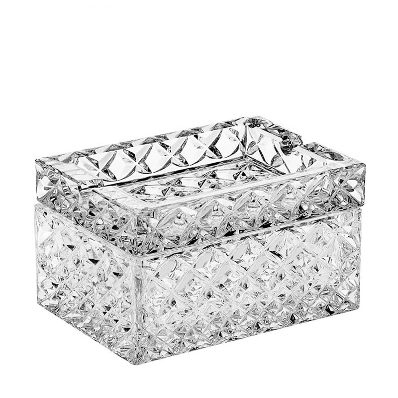 Luxury Bohemian Crystal Glass Ashtray - Great Gift