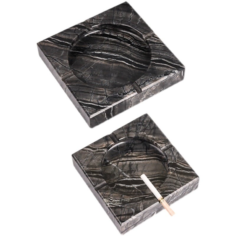 Marble Ashtray Classy Gray
