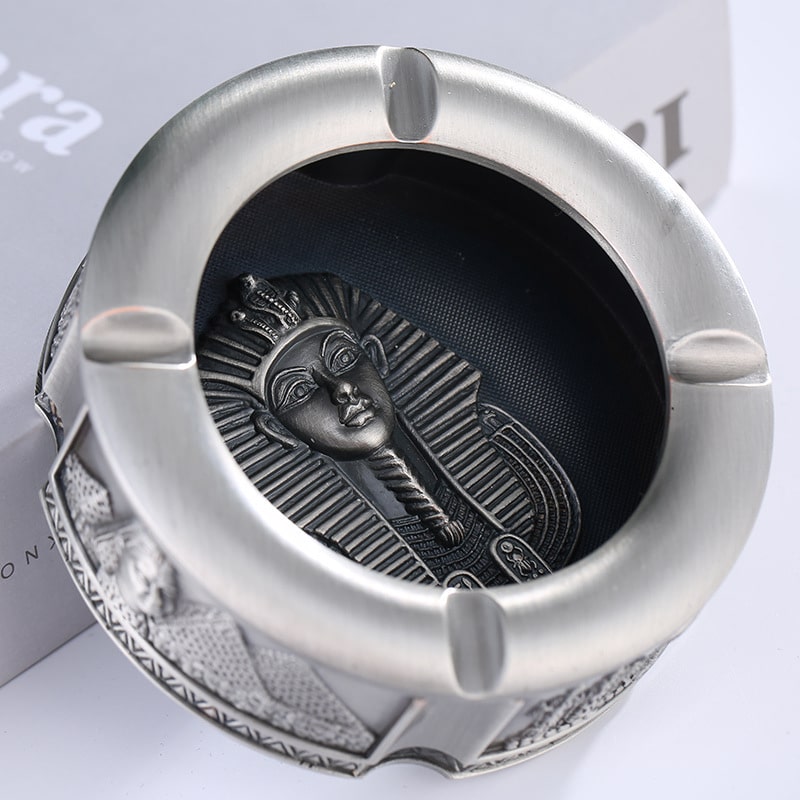 Metal Ashtray in silver color