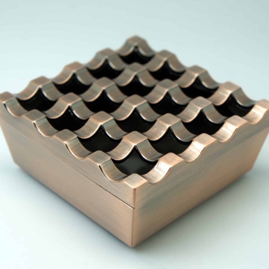 Metal Outdoor Ashtray With Lid