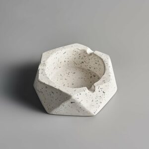 Modern Cement Ashtray - For Patio & Garden