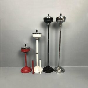 Pedestal Ashtray Stand - Lidded & Windproof Floor Ash Tray