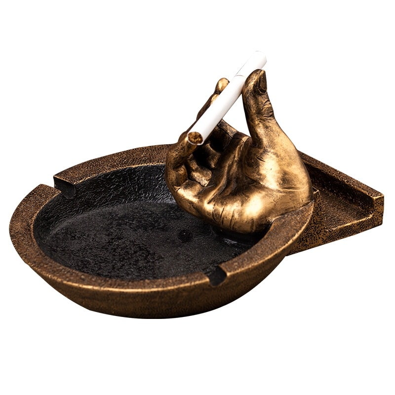 Palm Holding Cigarette Ashtray