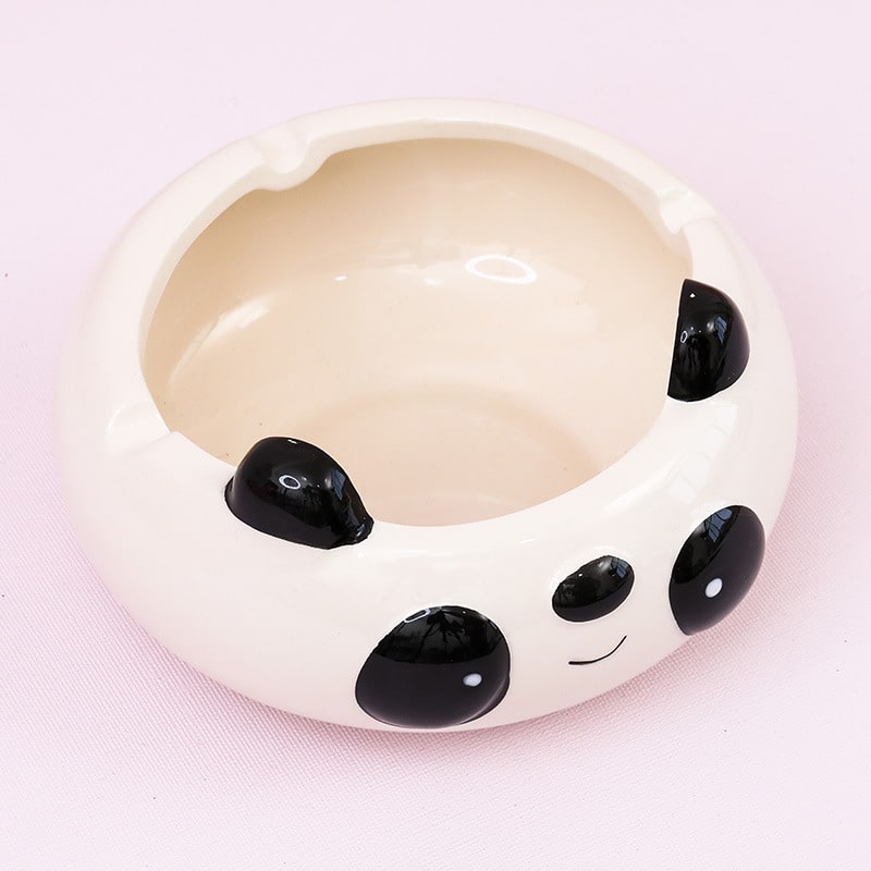 panda ashtray ceramic