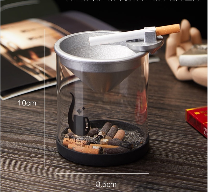 Perfect Windproof Funnel Ashtray - Great For Outdoors