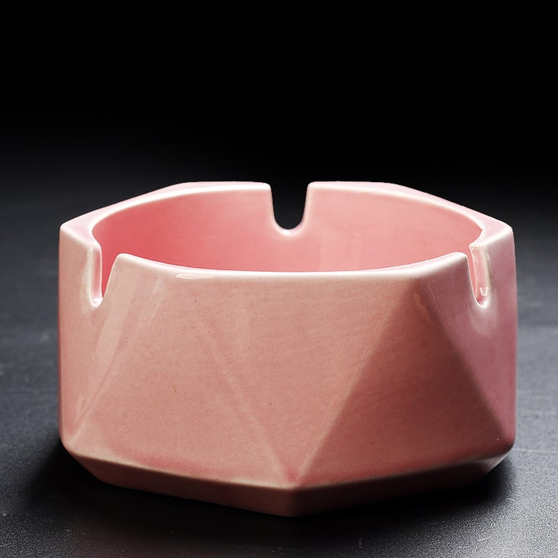 Pink Ashtray Ceramic