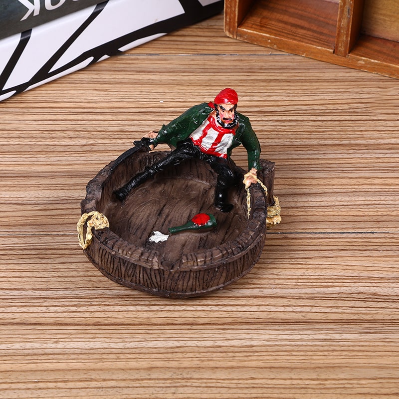 Pirate With Red Cap Ashtray
