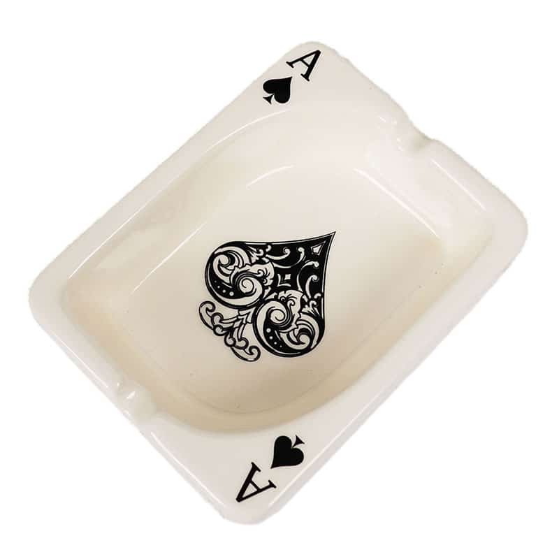 Playing Cards Ashtray Black Spade
